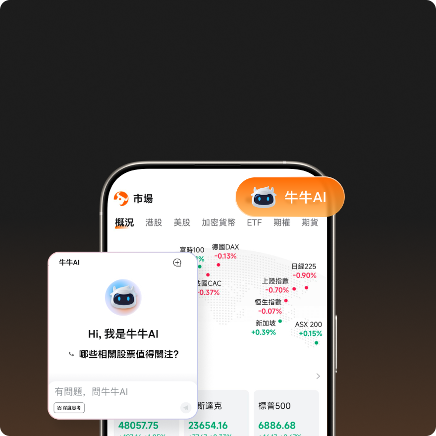 富途牛牛AI智能助手對話界面